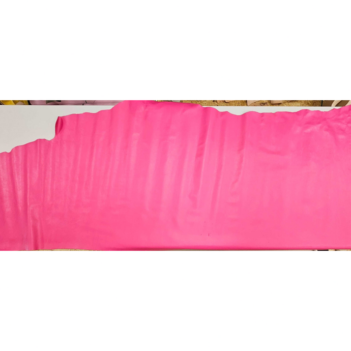 Hovädzia koža - ružová (polka) | 1.3 - 1.5 mm