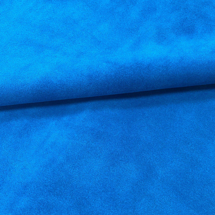 Hovädzia koža - velúr modrá